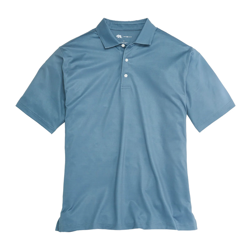 Hairline Stripe Performance Polo COUNTRY BLUE