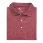 Birdie Stripe Performance Polo Zinfandel