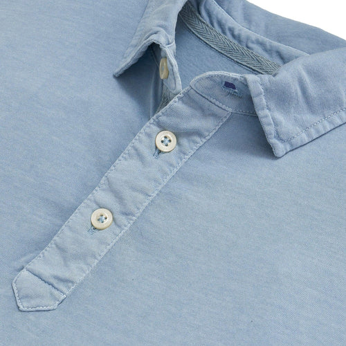 Perry Long Sleeve Polo BLUE FOX