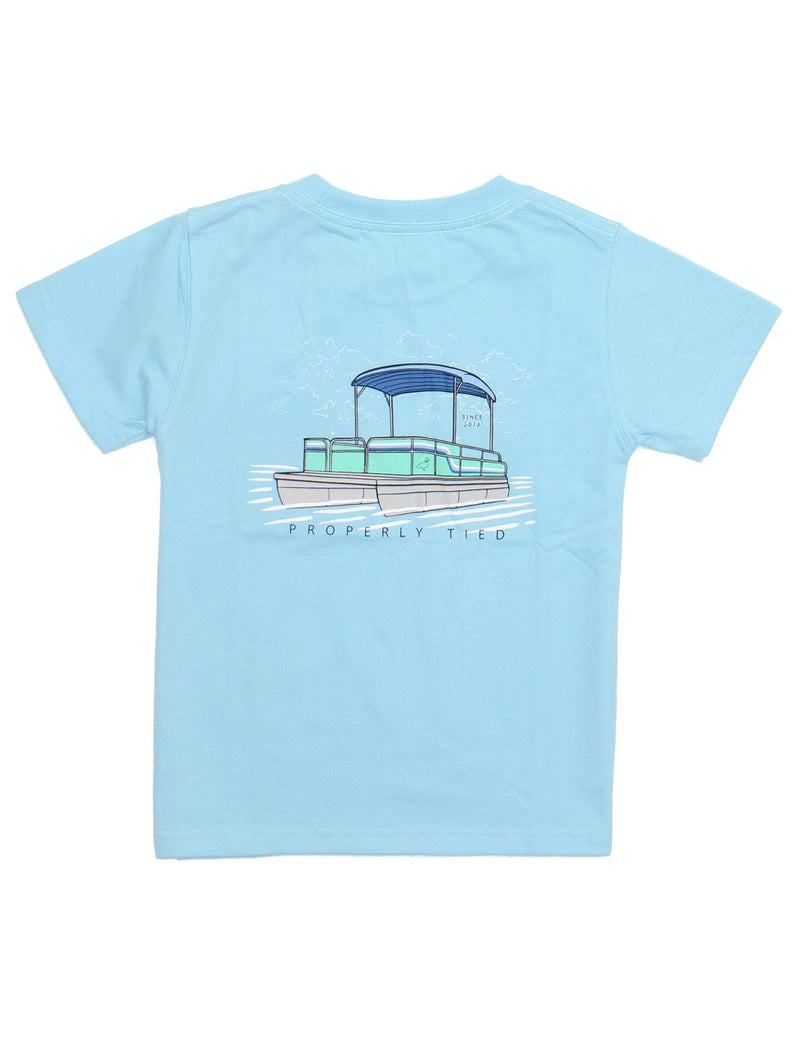BOYS PONTOON SS POWDER BLUE