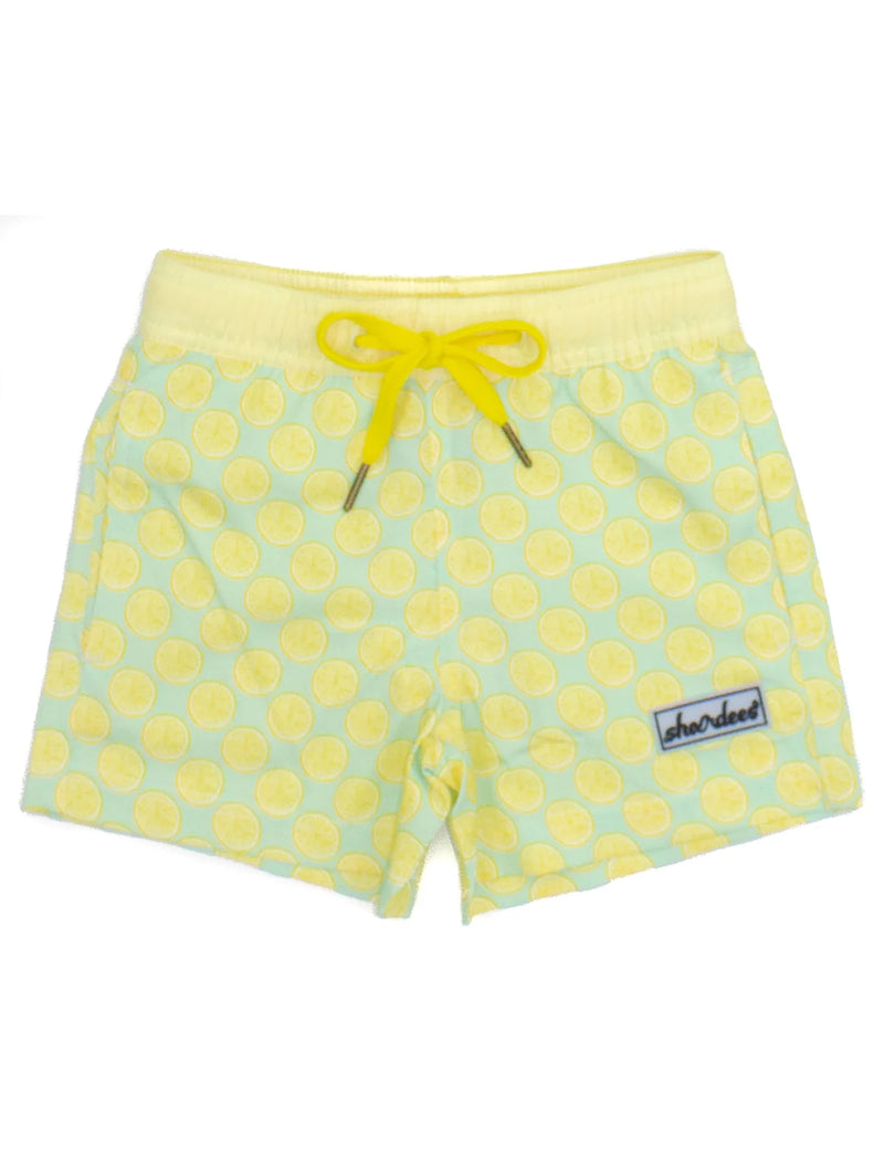 BOYS SHORDEES SWIM LEMON