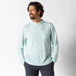 Windward Performance Hooded T-Shirt Pastel Blue