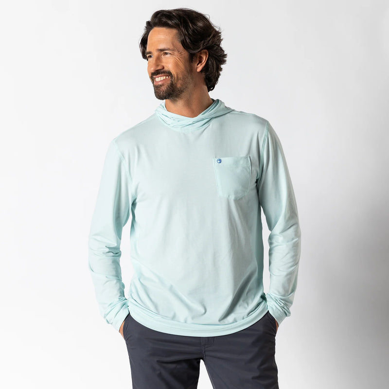 Windward Performance Hooded T-Shirt Pastel Blue