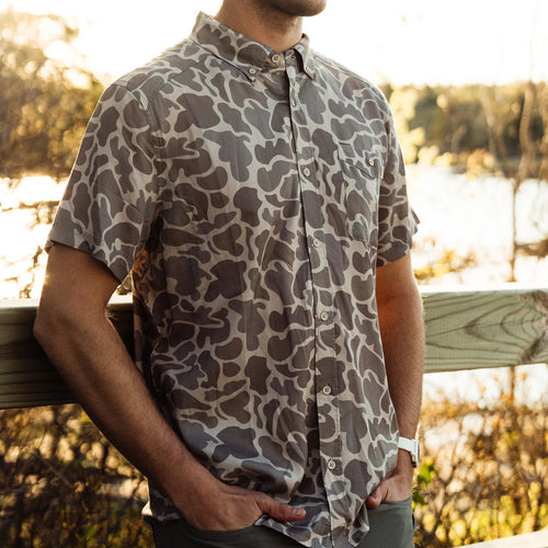 Hagood SS Woven Khaki Mallard Camo