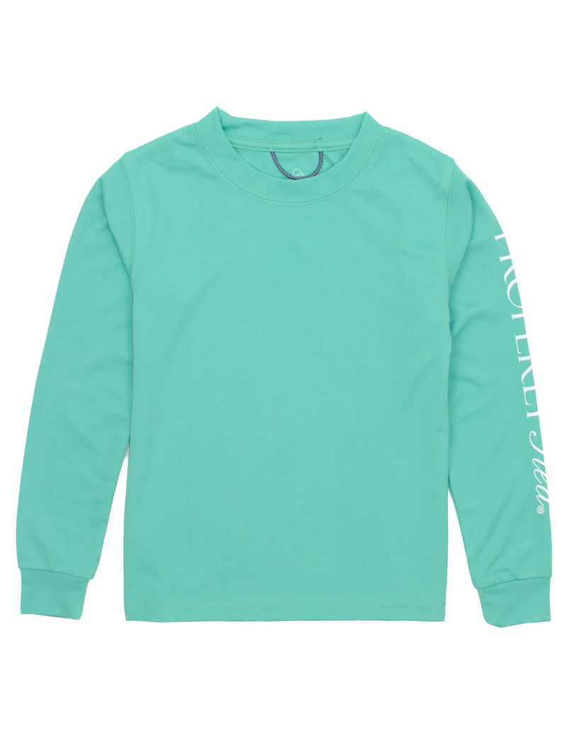 BOYS TIDAL RASHGUARD SOFT GREEN