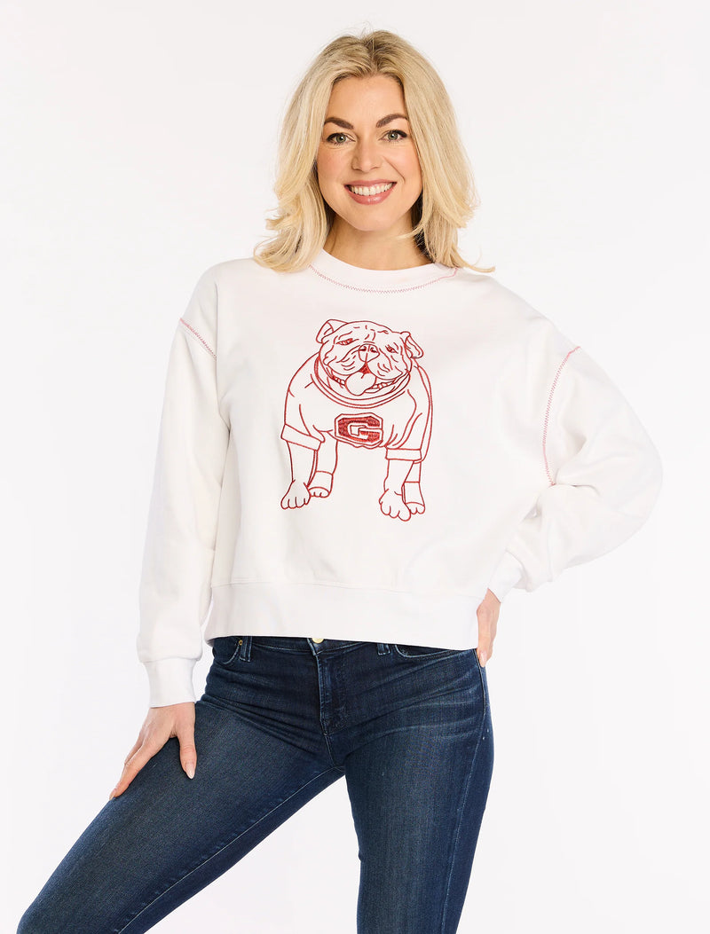 The Embroidered Sweatshirt | Georgia