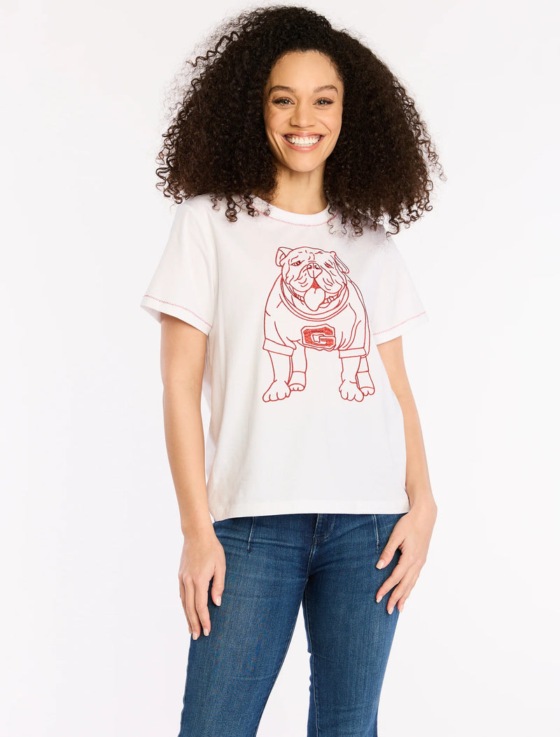 The Embroidered Tee | Georgia
