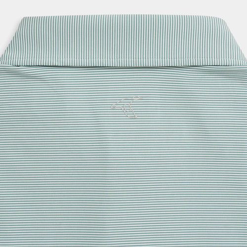 Club Pinstripe Performance Polo Trellis