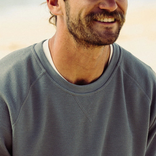 Surfside Waffle Knit Steel