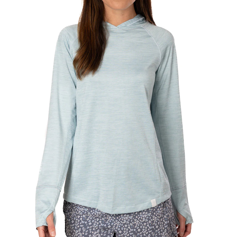 WOMEN'S BODEN STREAK HEATHER HOODIE