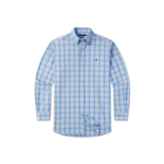 Benton Performance Plaid Dress Shirt Lilac & Mint