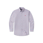 Odessa Performance Dress Shirt Navy and Red