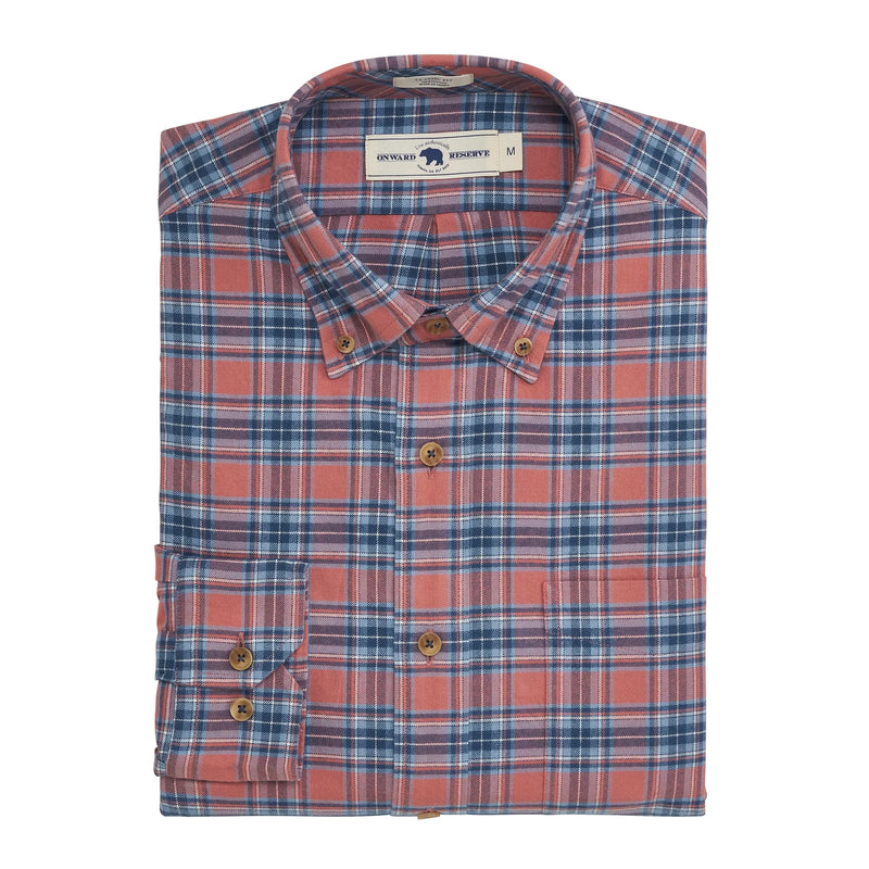 Whipcord Featherweight Flannel - Crabapple