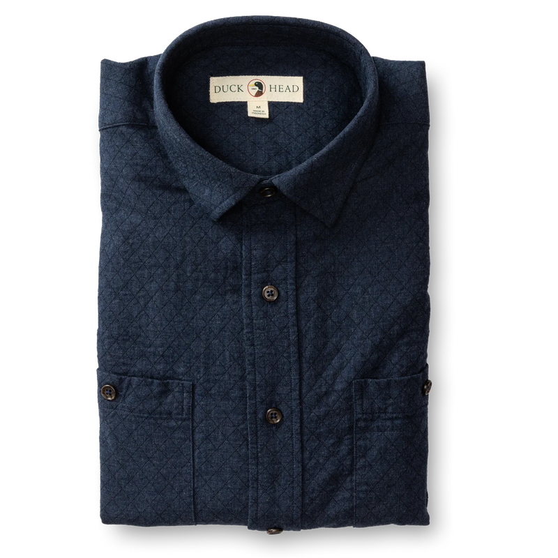 Cotton Quilted Sport Shirt Westover Solid