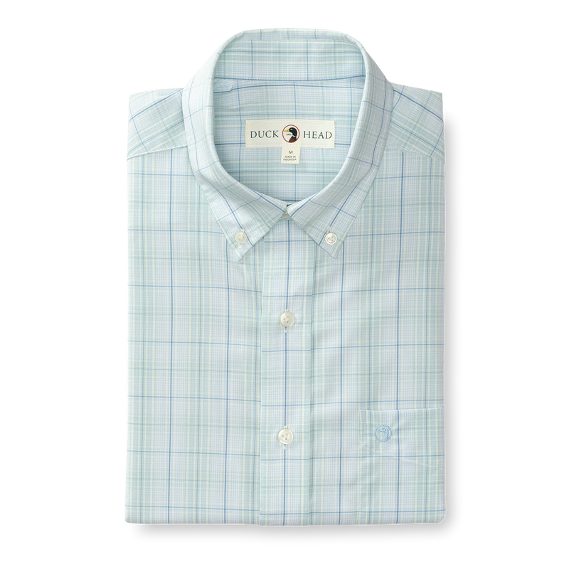 Performance Poplin Sport Shirt Foster Plaid