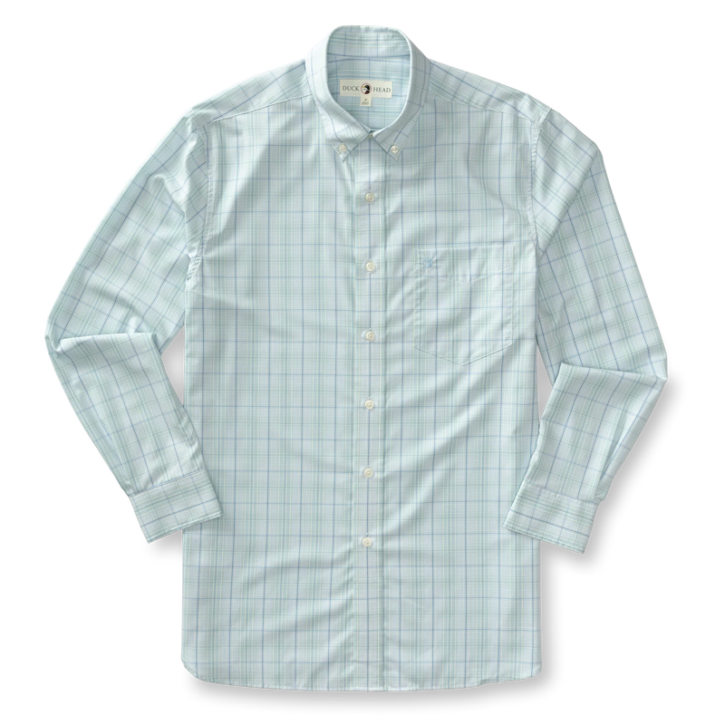 Performance Poplin Sport Shirt Foster Plaid