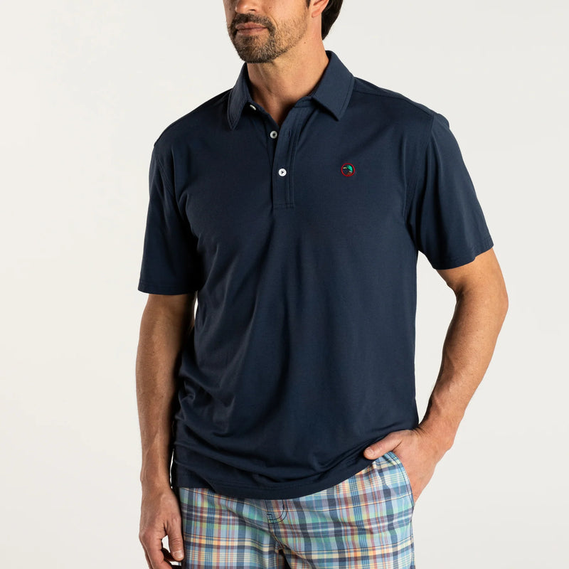 Hayes Performance Logo Polo NAVY