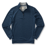 Dunmore 1/4 Zip Pullover  Royal Navy Heather