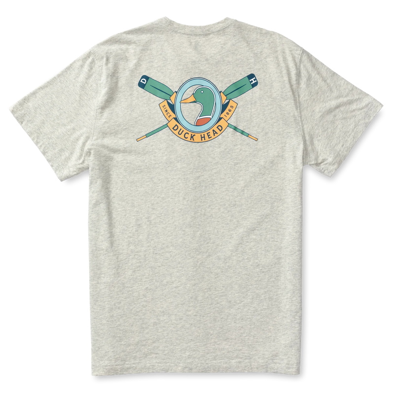 Retro Paddles Logo Short Sleeve T-Shirt VARSITY GREY