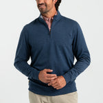 Dunmore 1/4 Zip Pullover  Royal Navy Heather