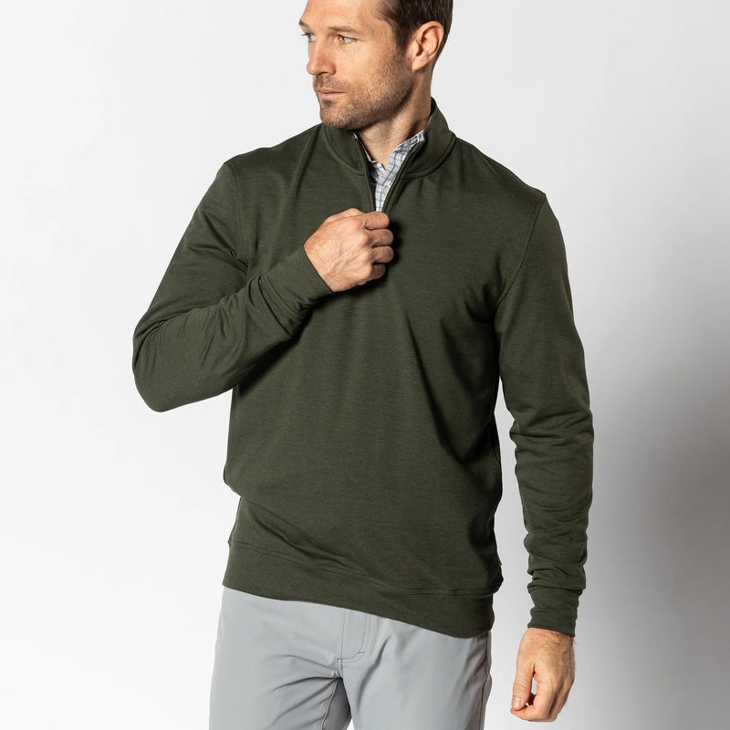 Dunmore Performance 1/4 Zip Pullover Deep Olive