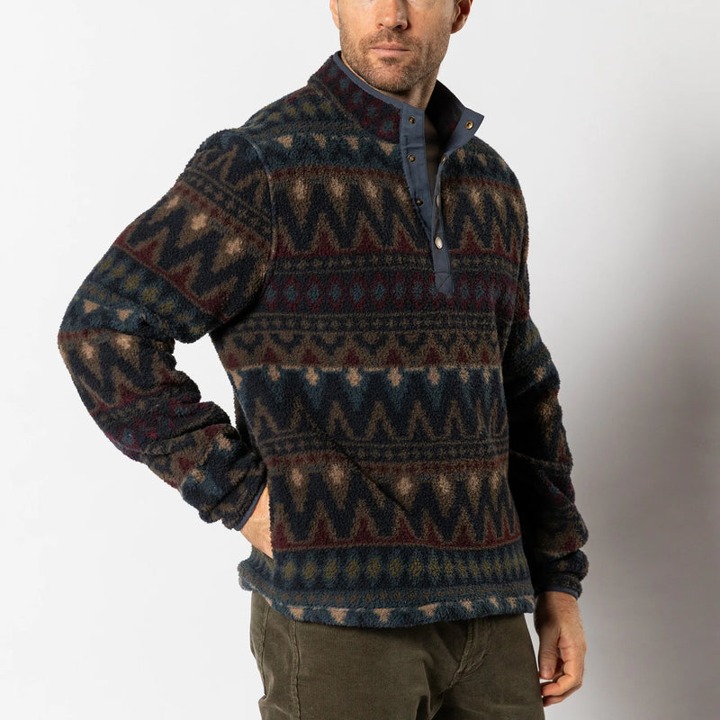 Pineview Fleece 1/4 Snap Pullover Navy