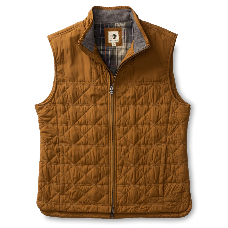 Fremont Performance Quilted Vest DARK AMBER