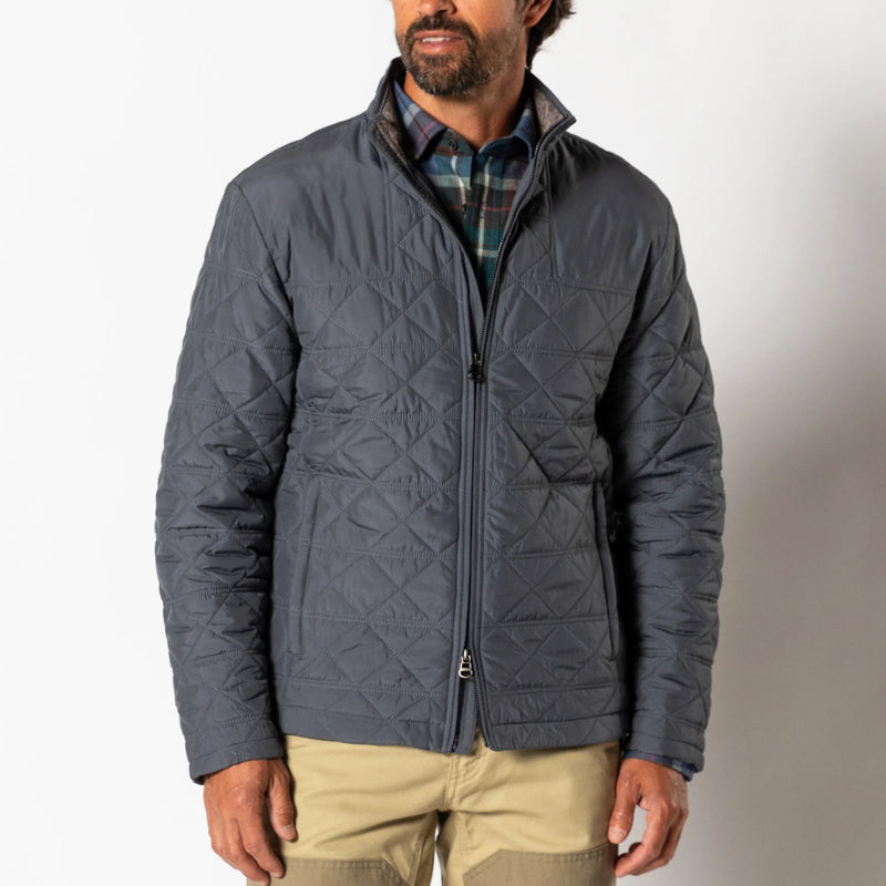 Fremont Sport Performance Quilted Jacket Ocean Grey