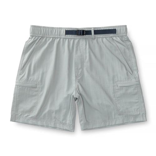 7" On The Fly Performance Short Quarry Grey