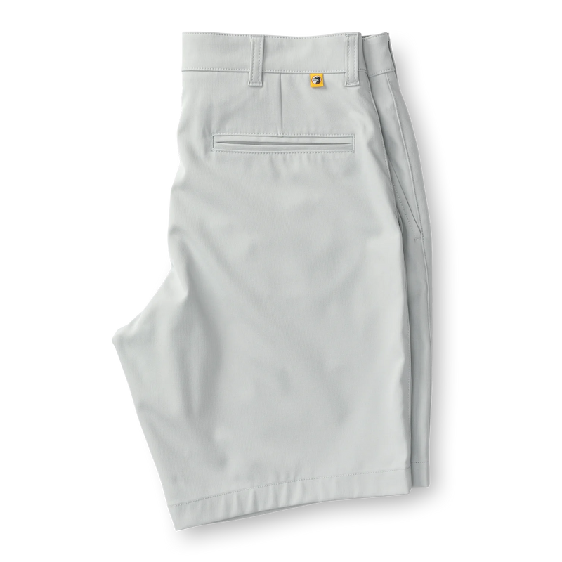 9" Long Drive Performance Short Mist Grey