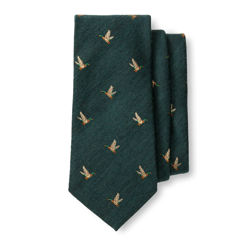 Wool/Silk Duck Tie