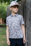 Youth Polo - Classic Deer Camo