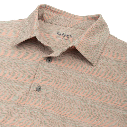 ABACO PERFORMANCE POLO Coral Almond