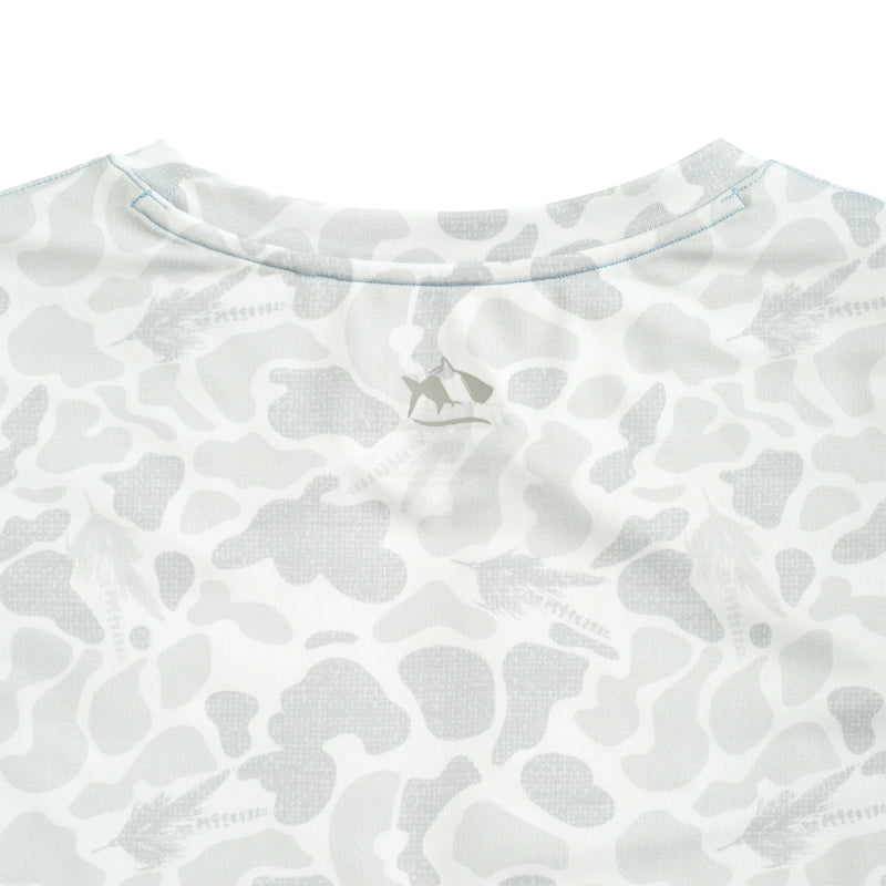 FLY CAMO PERFORMANCE CREW WHITE