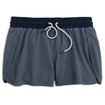 WOMEN'S SHAKER SHORTS 3" INSEAM SLATE