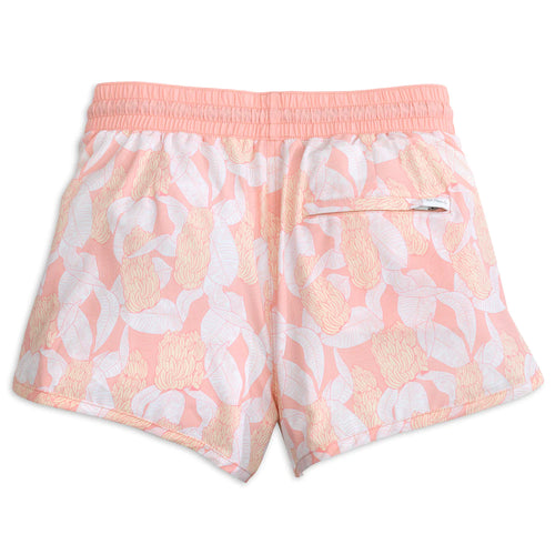 WOMEN'S SHAKER SHORTS 3" INSEAM PEACH