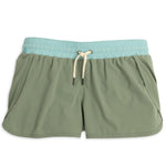 WOMEN'S SHAKER SHORTS SAGE