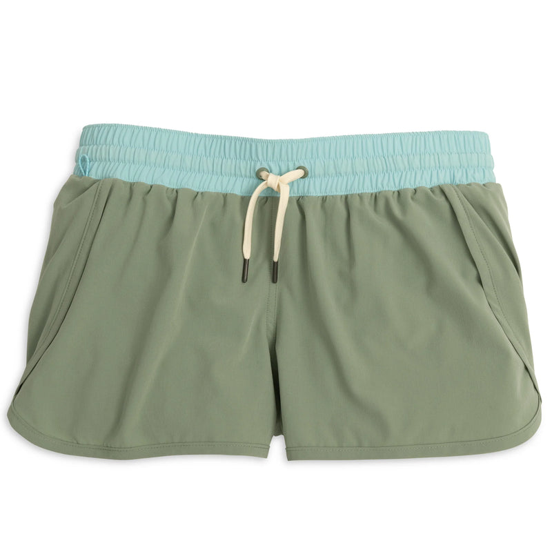 WOMEN'S SHAKER SHORTS SAGE