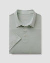 Heather Madison Stripe Polo Dusty Olive