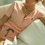 Mary Katherine Lounge Henley Camellia