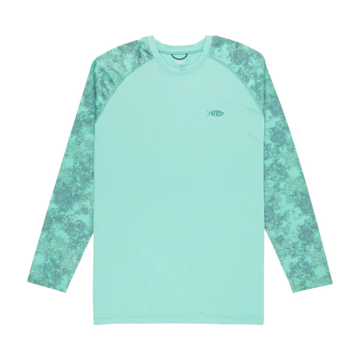 Tactical Camo LS Performance Shirt Ocean Wave Acid Camo
