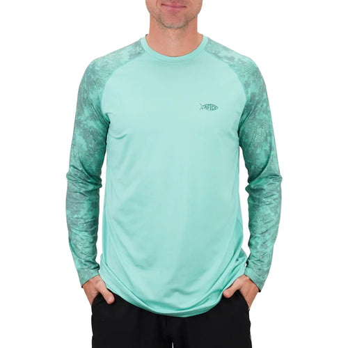 Tactical Camo LS Performance Shirt Ocean Wave Acid Camo