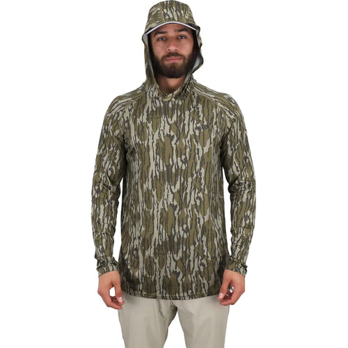 Mossy Oak® Camo Performance Hood BOTTOMLAND