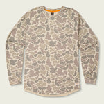 Surfside Waffle Knit Khaki Mallard Camo