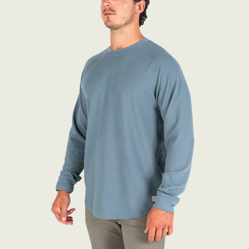 Surfside Waffle Knit Steel