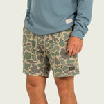 Fireside Sweatshorts Green Mallard Camo