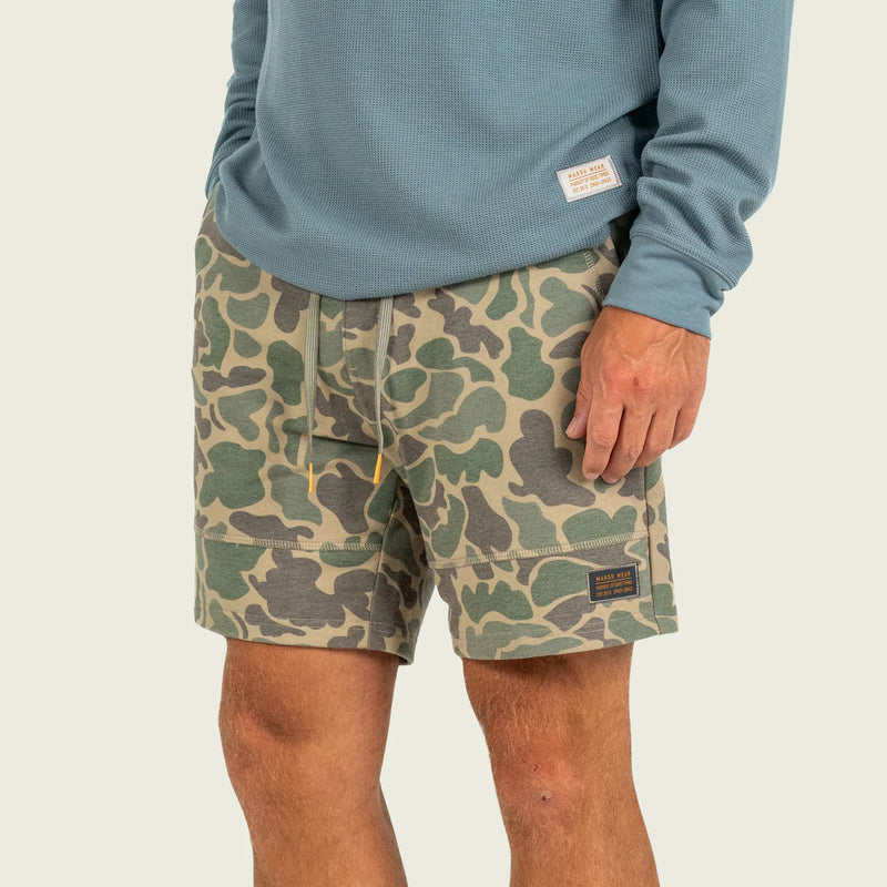 Fireside Sweatshorts Green Mallard Camo
