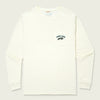 Feathers Vintage White LS Tee