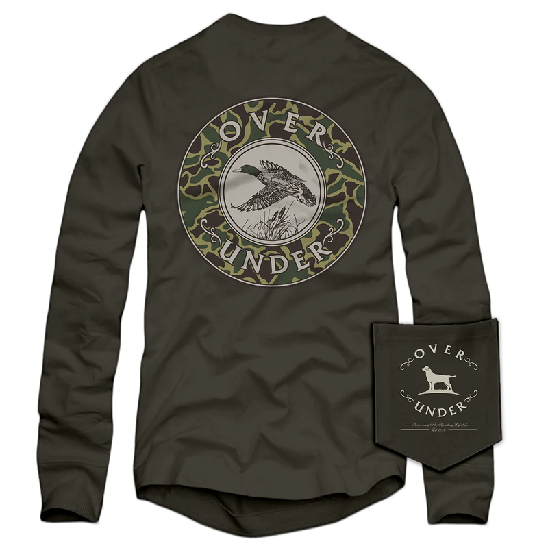 L/S MALLARD SHOOT II T-SHIRT CHARCOAL