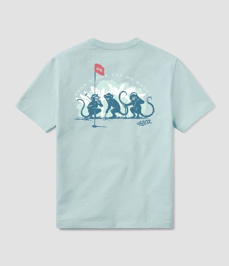 No Bogey Tee - Aquamarine